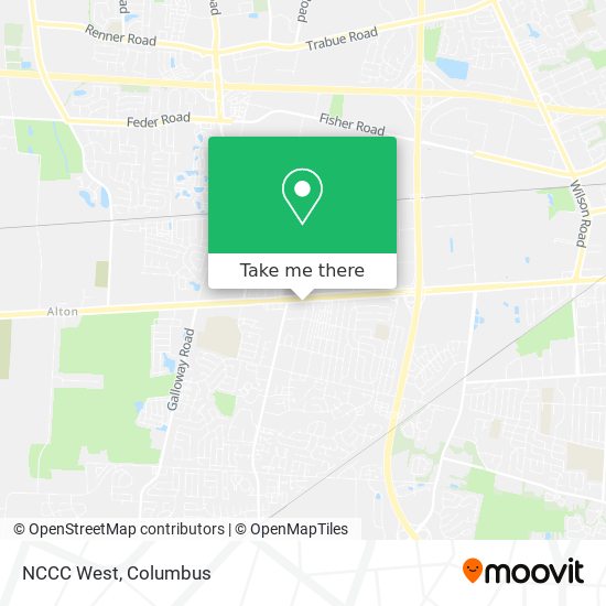 Mapa de NCCC West