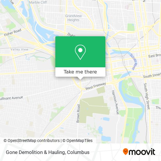 Gone Demolition & Hauling map