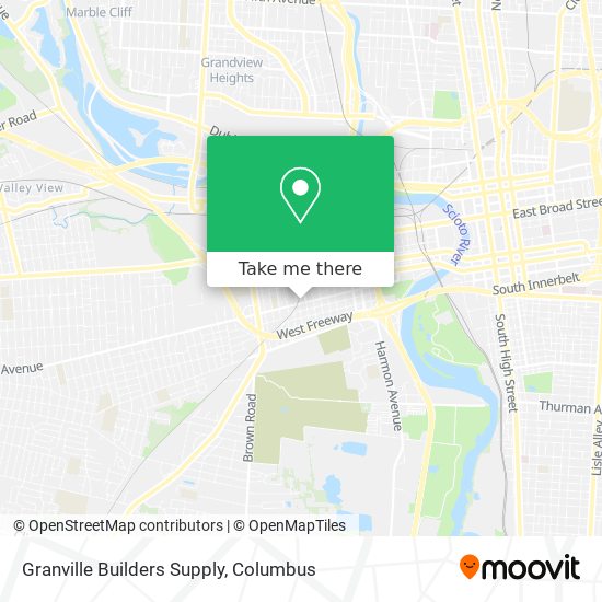 Granville Builders Supply map