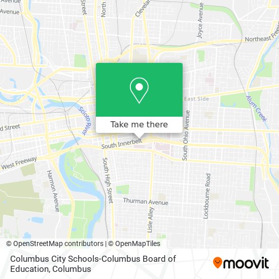 Mapa de Columbus City Schools-Columbus Board of Education