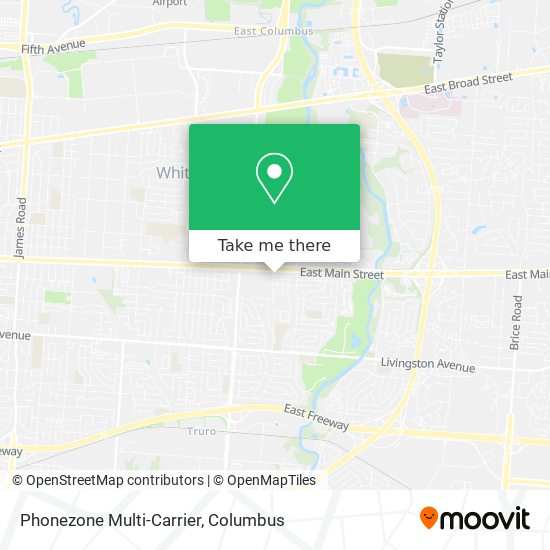 Phonezone Multi-Carrier map