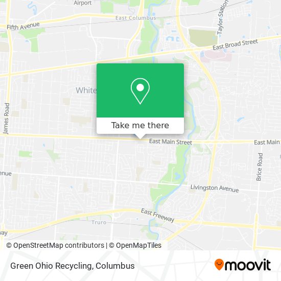 Mapa de Green Ohio Recycling