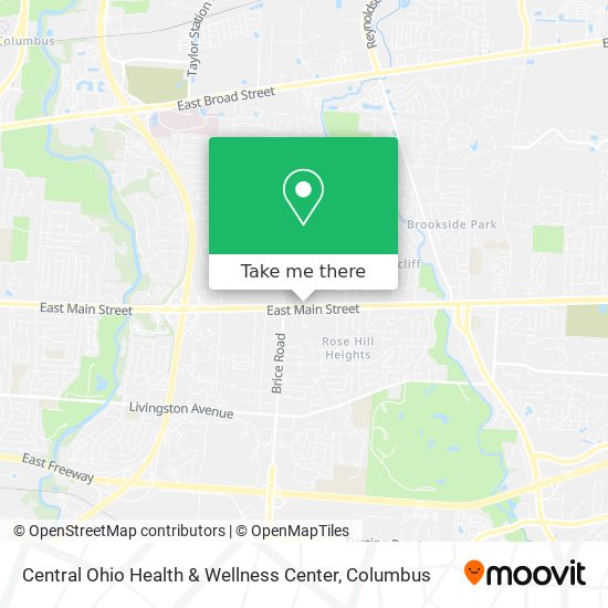 Central Ohio Health & Wellness Center map