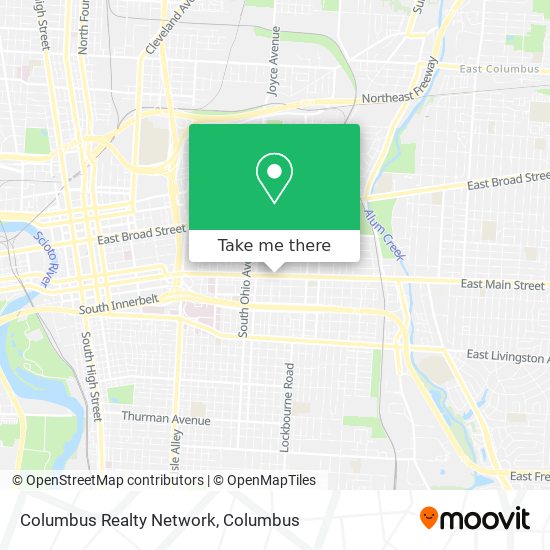 Mapa de Columbus Realty Network