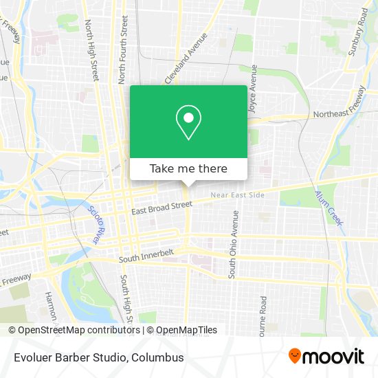 Evoluer Barber Studio map