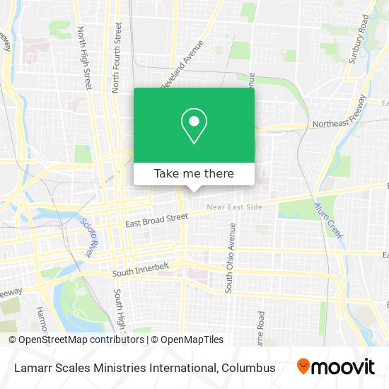Mapa de Lamarr Scales Ministries International