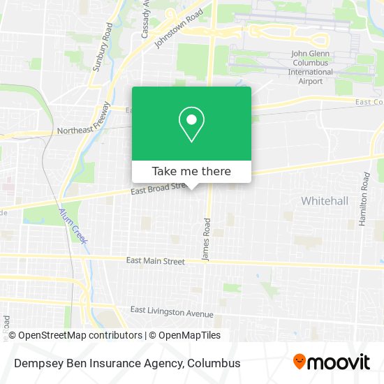 Mapa de Dempsey Ben Insurance Agency