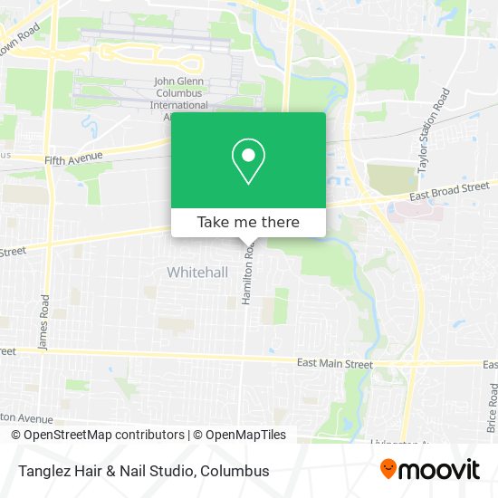 Mapa de Tanglez Hair & Nail Studio