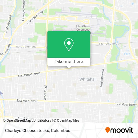 Charleys Cheesesteaks map
