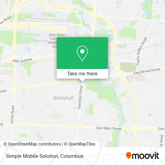 Simple Mobile Solution map
