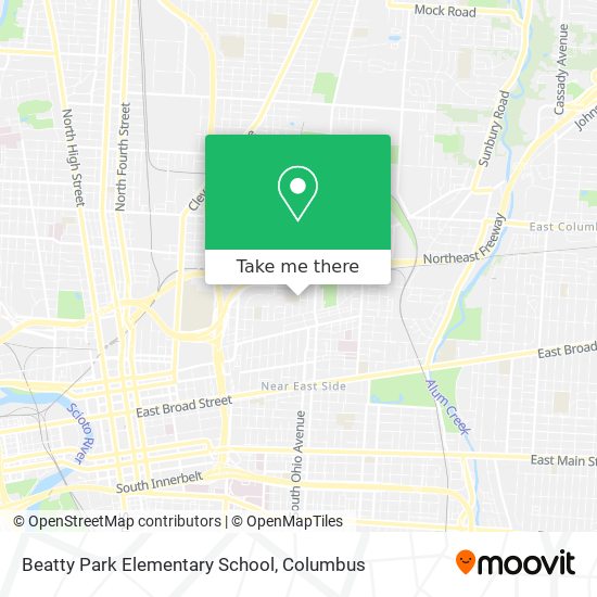 Mapa de Beatty Park Elementary School