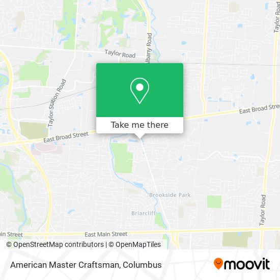 American Master Craftsman map