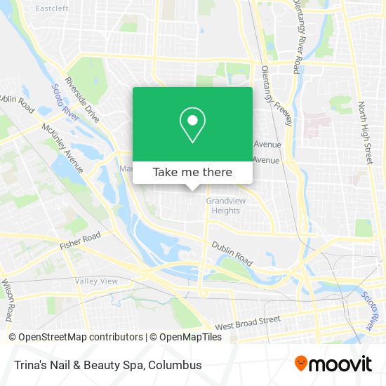 Trina's Nail & Beauty Spa map