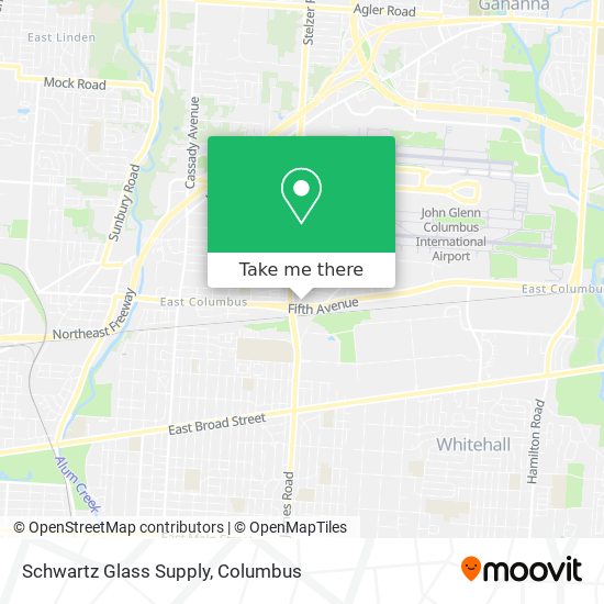 Schwartz Glass Supply map