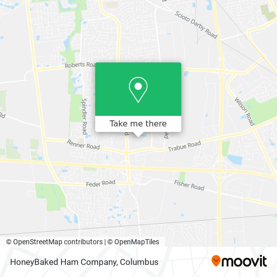 HoneyBaked Ham Company map