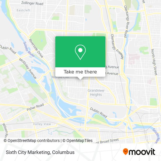 Sixth City Marketing map