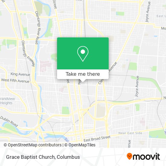 Grace Baptist Church map