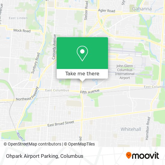 Mapa de Ohpark Airport Parking