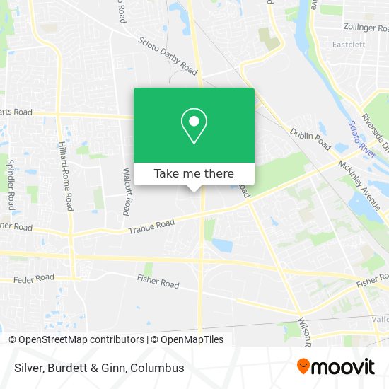Silver, Burdett & Ginn map
