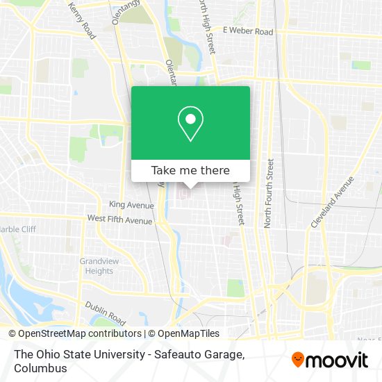 The Ohio State University - Safeauto Garage map