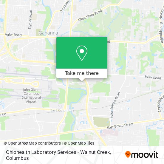 Mapa de Ohiohealth Laboratory Services - Walnut Creek
