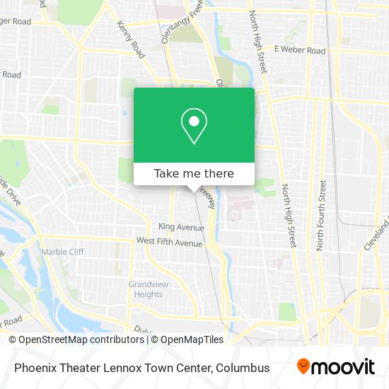 Phoenix Theater Lennox Town Center map