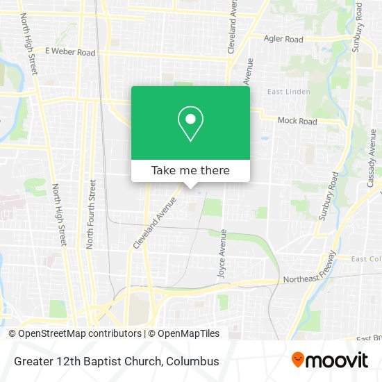Mapa de Greater 12th Baptist Church