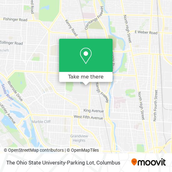 Mapa de The Ohio State University-Parking Lot