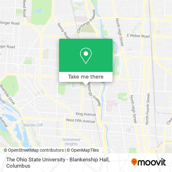 The Ohio State University - Blankenship Hall map