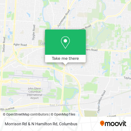 Morrison Rd & N Hamilton Rd map