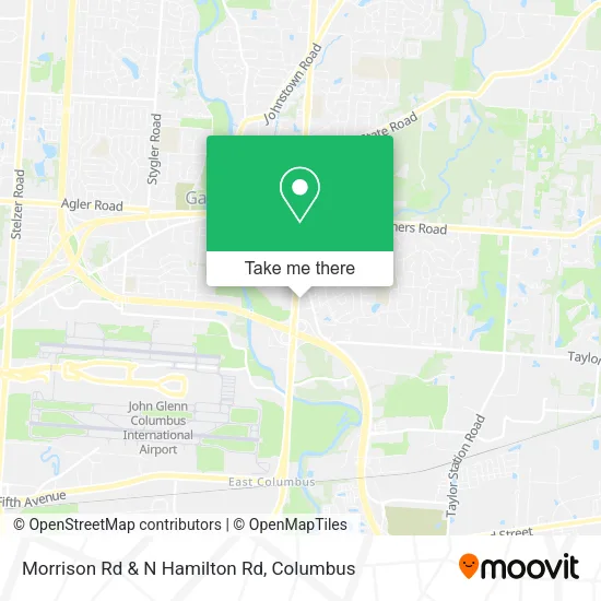 Mapa de Morrison Rd & N Hamilton Rd