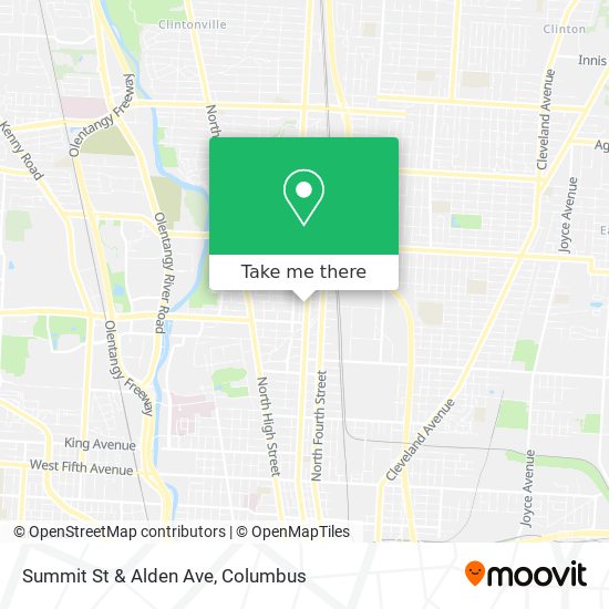 Mapa de Summit St & Alden Ave