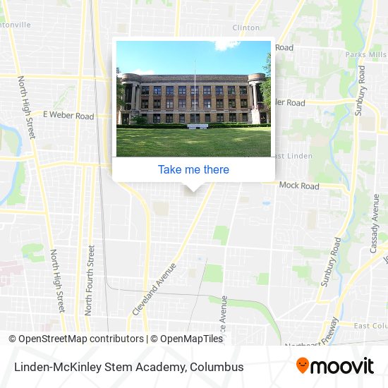 Linden-McKinley Stem Academy map