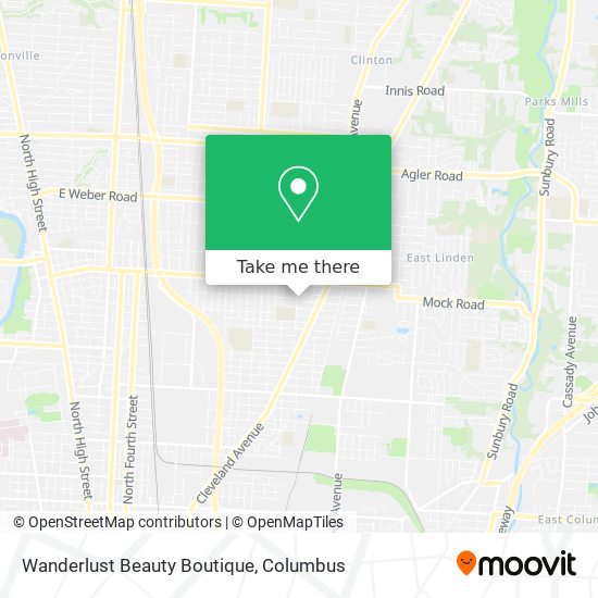 Mapa de Wanderlust Beauty Boutique