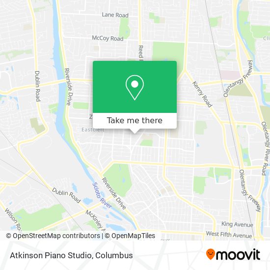 Mapa de Atkinson Piano Studio