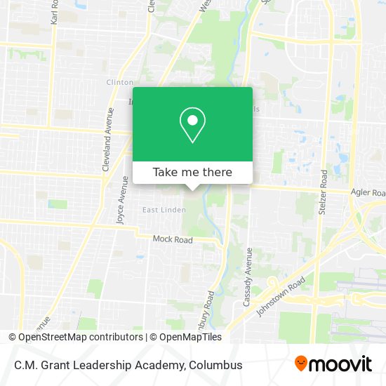 Mapa de C.M. Grant Leadership Academy