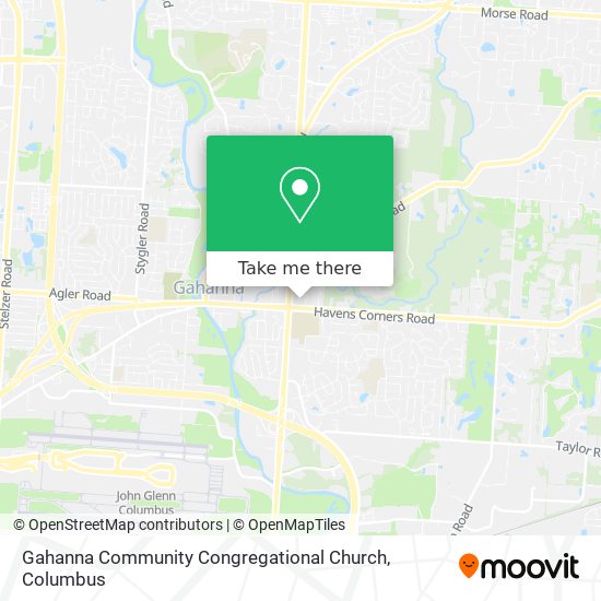 Gahanna Community Congregational Church map
