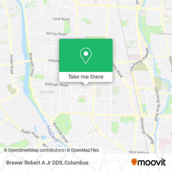 Brewer Robert A Jr DDS map