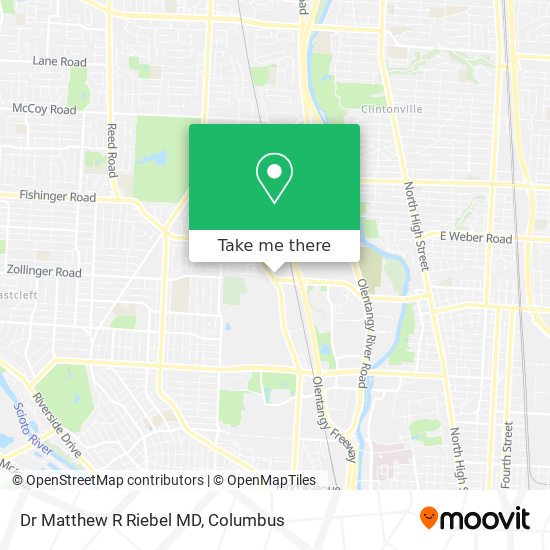 Mapa de Dr Matthew R Riebel MD
