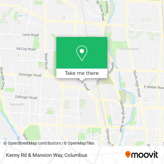 Kenny Rd & Mansion Way map