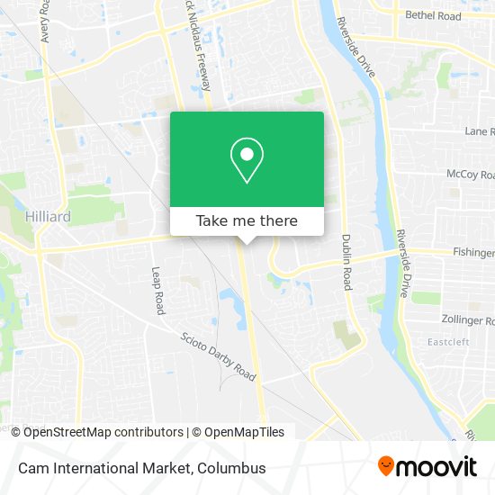 Mapa de Cam International Market