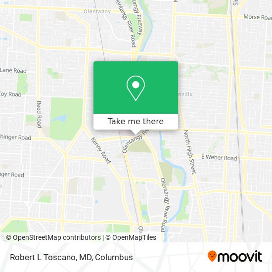 Robert L Toscano, MD map
