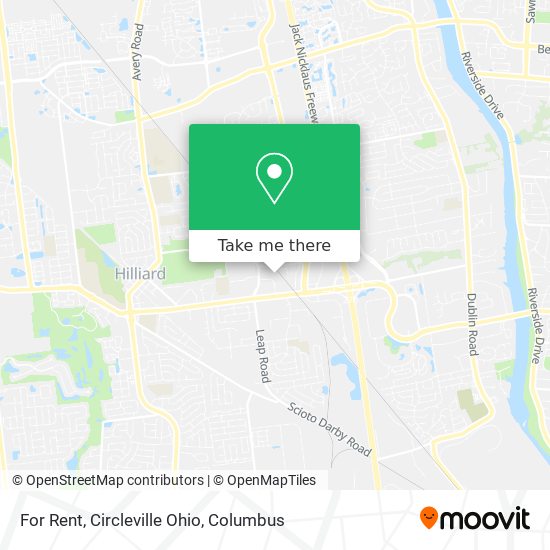 Mapa de For Rent, Circleville Ohio