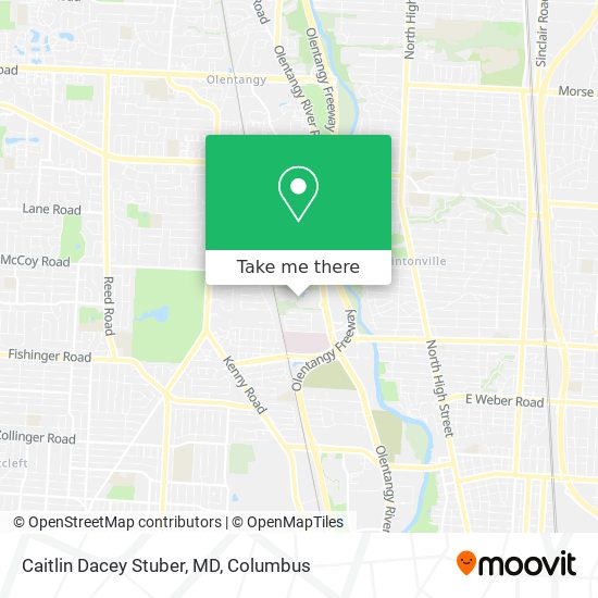 Caitlin Dacey Stuber, MD map