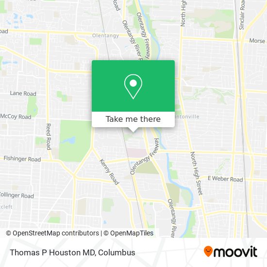 Mapa de Thomas P Houston MD