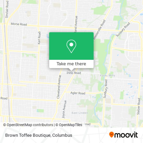 Mapa de Brown Toffee Boutique