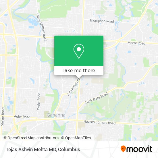 Mapa de Tejas Ashvin Mehta MD