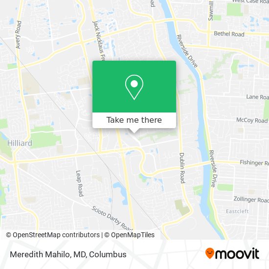 Meredith Mahilo, MD map