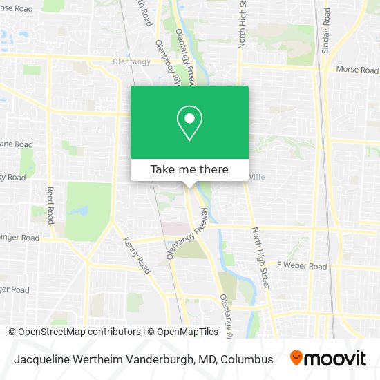 Mapa de Jacqueline Wertheim Vanderburgh, MD