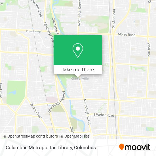 Mapa de Columbus Metropolitan Library